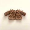 Popcorn Cardigan for Squirrel - custom fit cardigan; Birch
