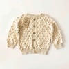 Popcorn Cardigan - Natural