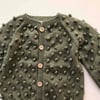 Popcorn Cardigan, Sage