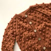 Popcorn Cardigan, Terracotta