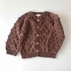 Popcorn Cardigan, Walnut