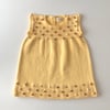 Popcorn Dress, Canary × Rainbow popcorns