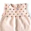 Popcorn Dress, Melon × Rainbow popcorns