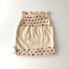Popcorn Dress, Natural+rainbow popcorn