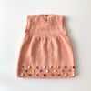Popcorn Dress, Papaya × Rainbow popcorns