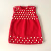 Popcorn Dress, Red Apple × Snow popcorns