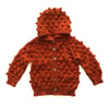 Popcorn Hoodie Cardigan, Cinnamon
