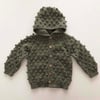 Popcorn Hoodie Cardigan, Custom color