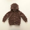 Popcorn Hoodie Cardigan, Custom color