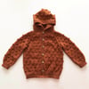 Popcorn Hoodie Cardigan, Custom color