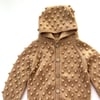 Popcorn Hoodie Cardigan, Honey