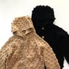 Popcorn Hoodie Cardigan, Honey