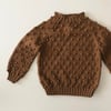 Popcorn Sweater, Camel