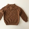 Popcorn Sweater, Camel