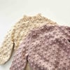 Popcorn Sweater, Powderpink