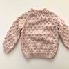 Popcorn Sweater, Powderpink