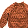 Popcorn Sweater, Terracotta