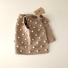 Popcorn Vest, beige + natural