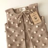 Popcorn Vest, beige + natural