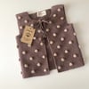 Popcorn Vest, Mink × beige popcorns