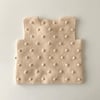 Popcorn Vest, Natural × Natural popcorns