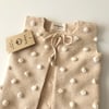 Popcorn Vest, natural+snow