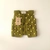 Popcorn Vest, olive+canary