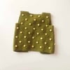 Popcorn Vest, olive+canary