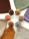 Rainbow Pompom Bonnet, Custom Color