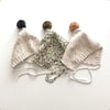 Rainbow Pompom Bonnet,  Exclusive Confetti - Custom Color