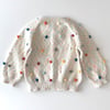 Rainbow Popcorn Cardigan,  Exclusive Confetti - Pastel rainbow × Rainbow Popcorns