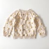 Rainbow Popcorn Cardigan,  Exclusive Confetti - Custom Color