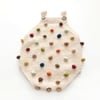 Rainbow Popcorn Romper, Custom Color