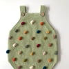 Rainbow Popcorn Romper, Pistachio