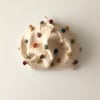 Rainbow Popcorn Vest & Beret Set, Natural