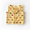 Rainbow Popcorn Vest, Canary