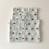 Rainbow Popcorn Vest, Sky