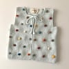 Rainbow Popcorn Vest, Sky