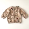 Rainbowpopcorn Cardigan, Beige