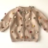 Rainbowpopcorn Cardigan, Beige