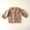 Rainbowpopcorn Cardigan, Beige