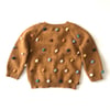Rainbowpopcorn Cardigan, Biscuit