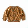 Rainbowpopcorn Cardigan, Biscuit