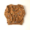 Rainbowpopcorn Cardigan, Biscuit
