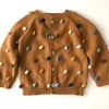 Rainbowpopcorn Cardigan, Biscuit