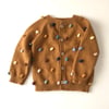 Rainbowpopcorn Cardigan, Biscuit