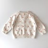 Rainbowpopcorn Cardigan, Snow