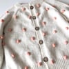 Rainbowpopcorn Cardigan, Snow