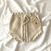 Rococo Bloomer and Bonnet Set - 100% Baby Alpaca