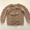 Rococo Cardigan, Beige